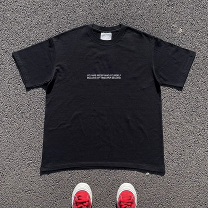 Graphic Design Oversize Short Sleeve T-Shirt WN16719