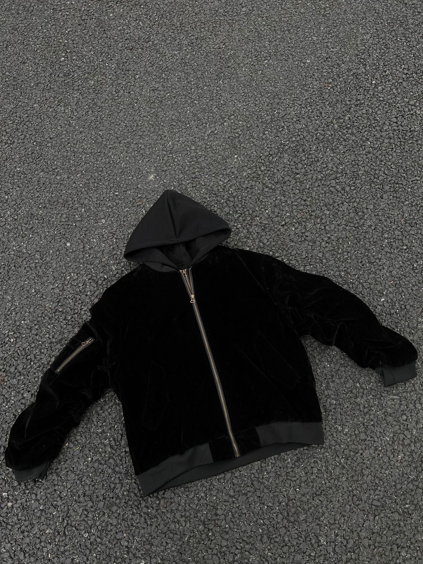 Heavy-Duty Zipper Hooded Jacket WN12841