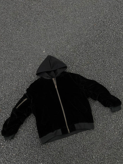 Heavy-Duty Zipper Hooded Jacket WN12841