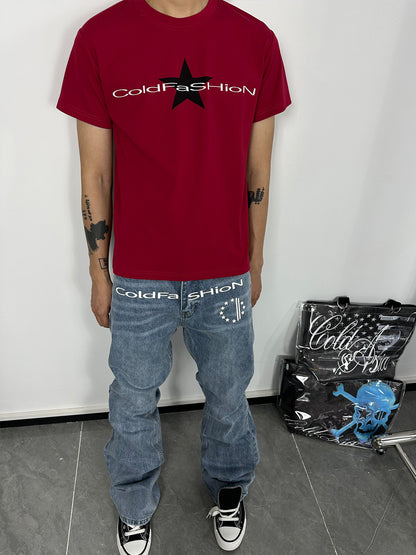 Star Logo Print Short Sleeve T-Shirt WN27177