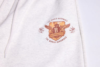Print Barrel Leg Sweatpants WN26065