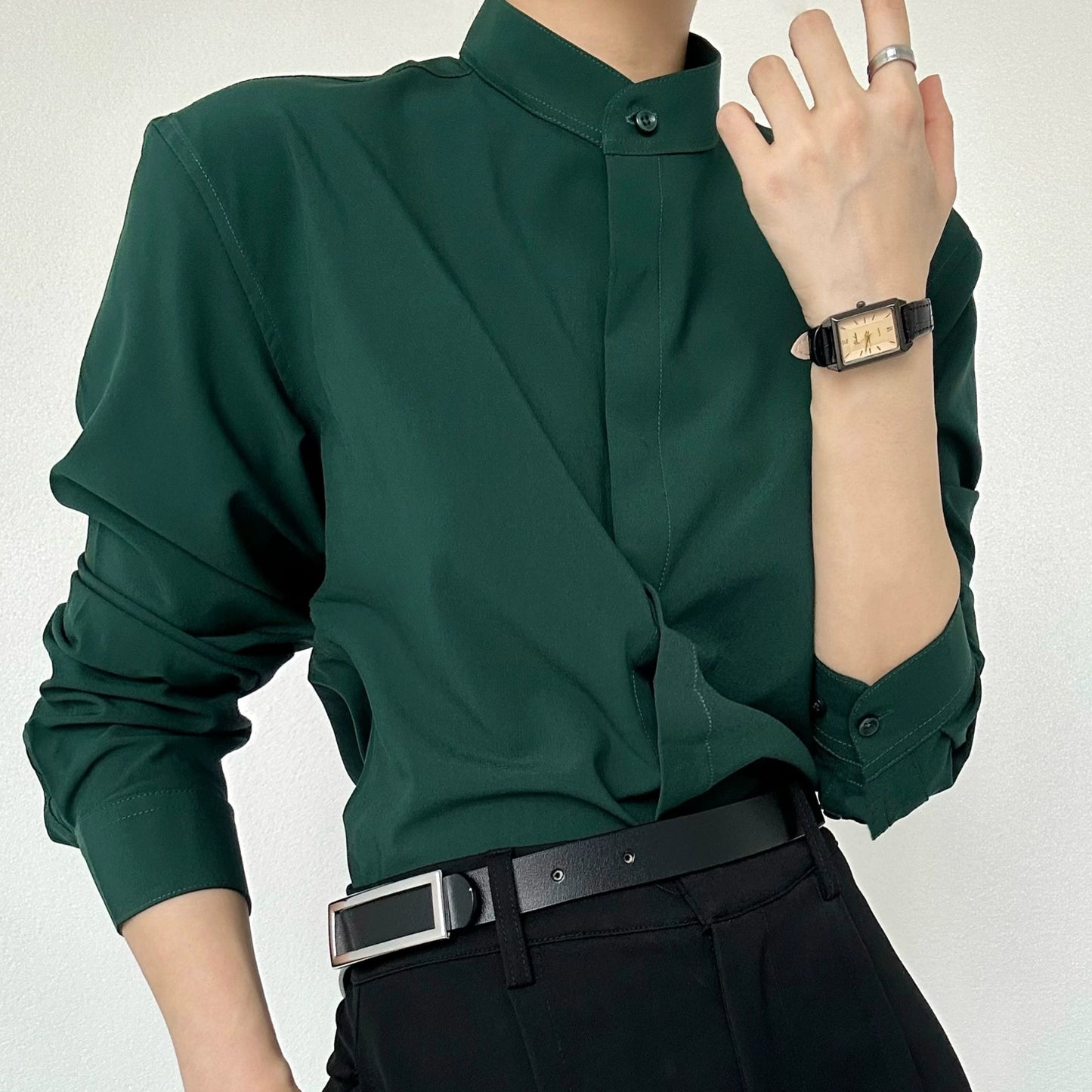 Drape Long Sleeve Shirt WN19622