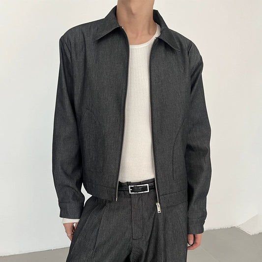 Zipper Denim Jacket WN21527