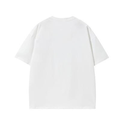 3D Heart Letter Embroidery Short Sleeve T-Shirt WN26923