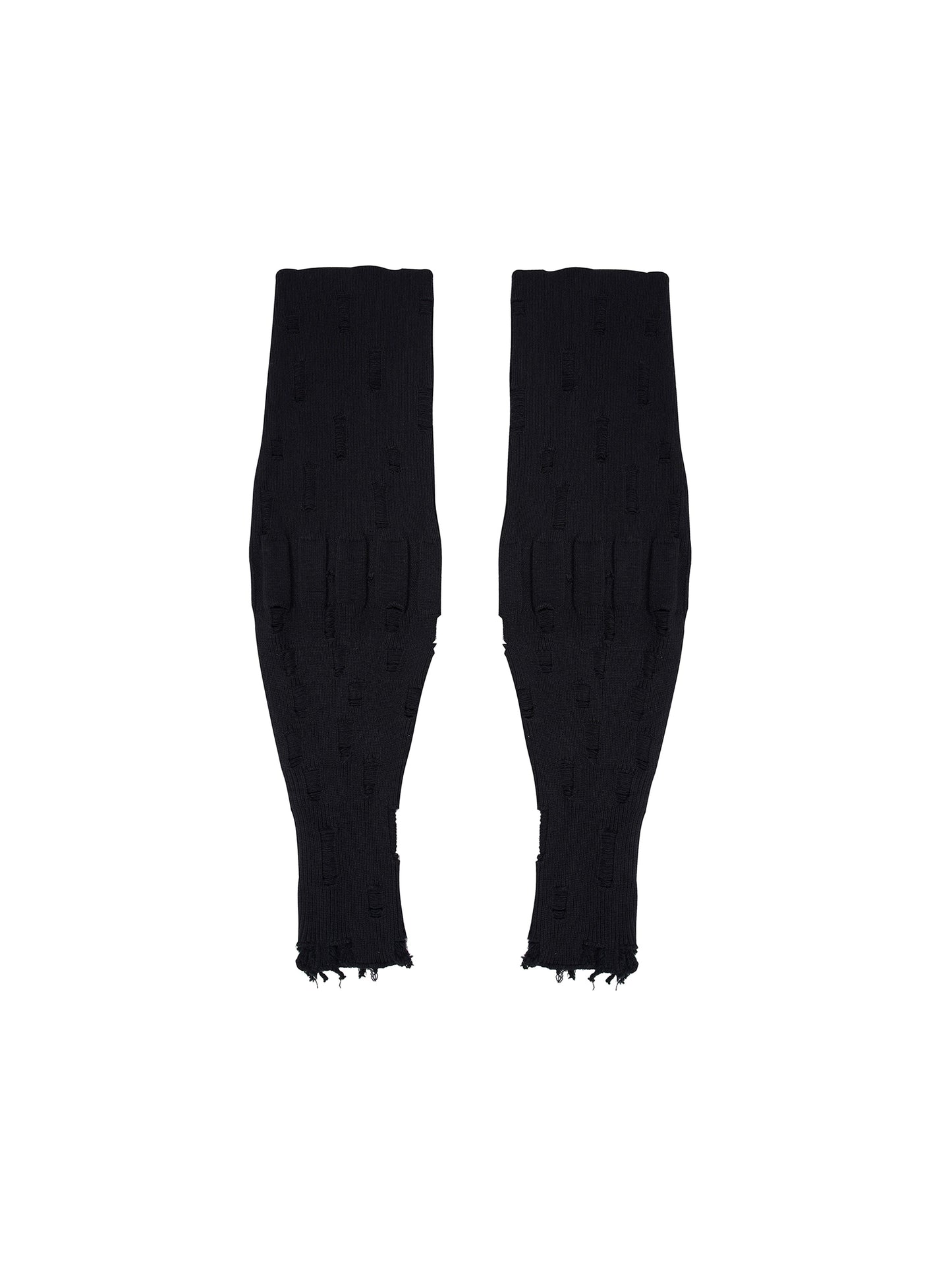 Damage Knit Fingerless Arm Warmers WN22160