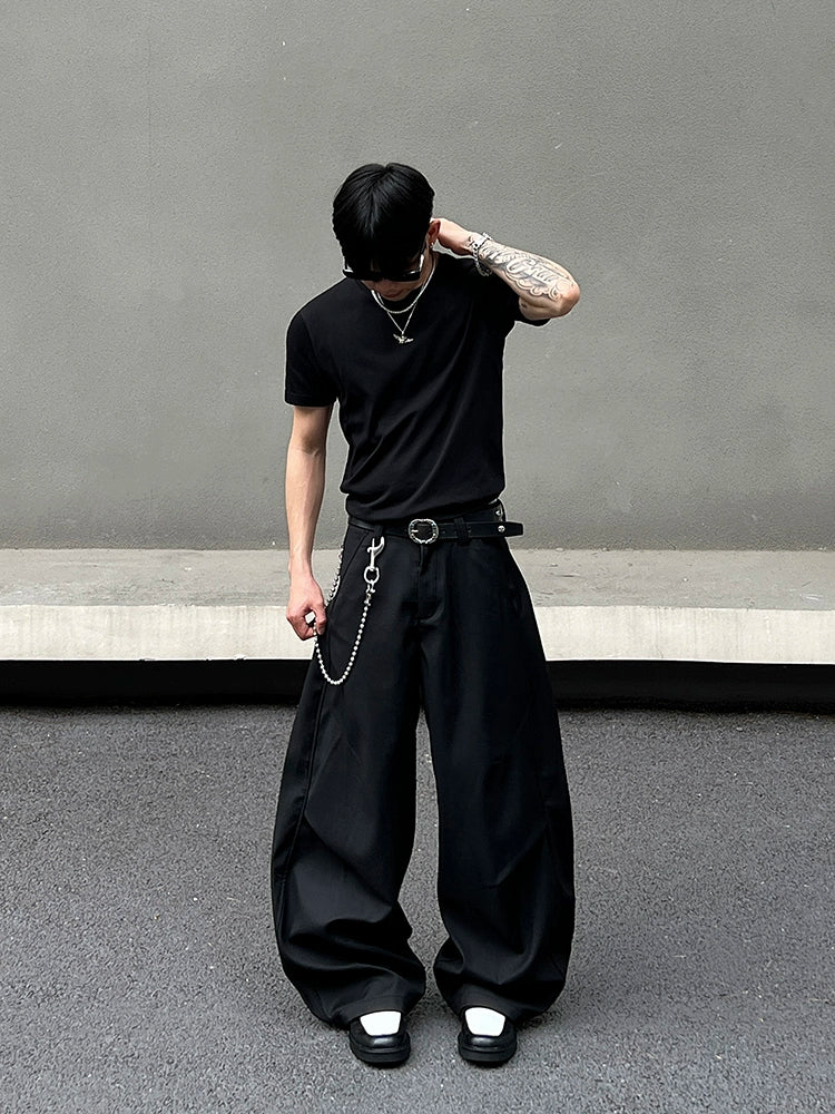 Pleated Flare Trousers WN19574