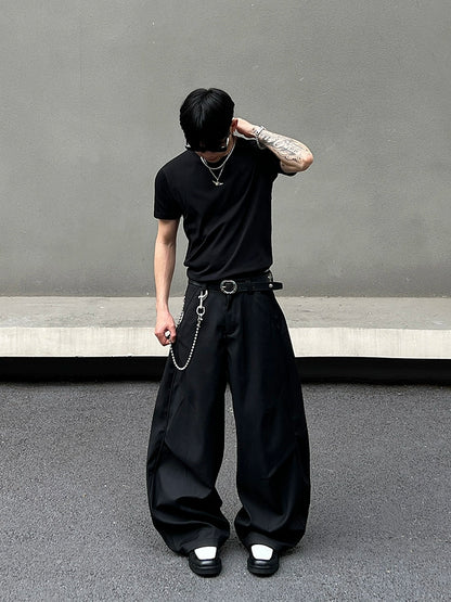 Pleated Flare Trousers WN19574