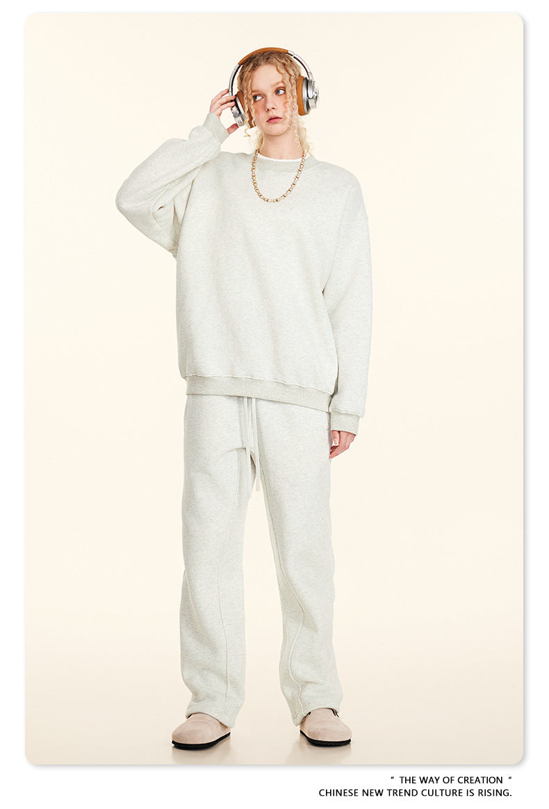 Fleece Lining Oversize Sweatshirt WN9928
