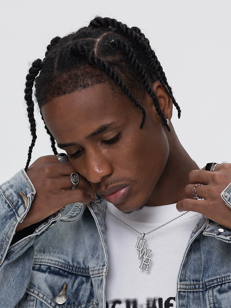 Alphabet Design Necklace WN17775