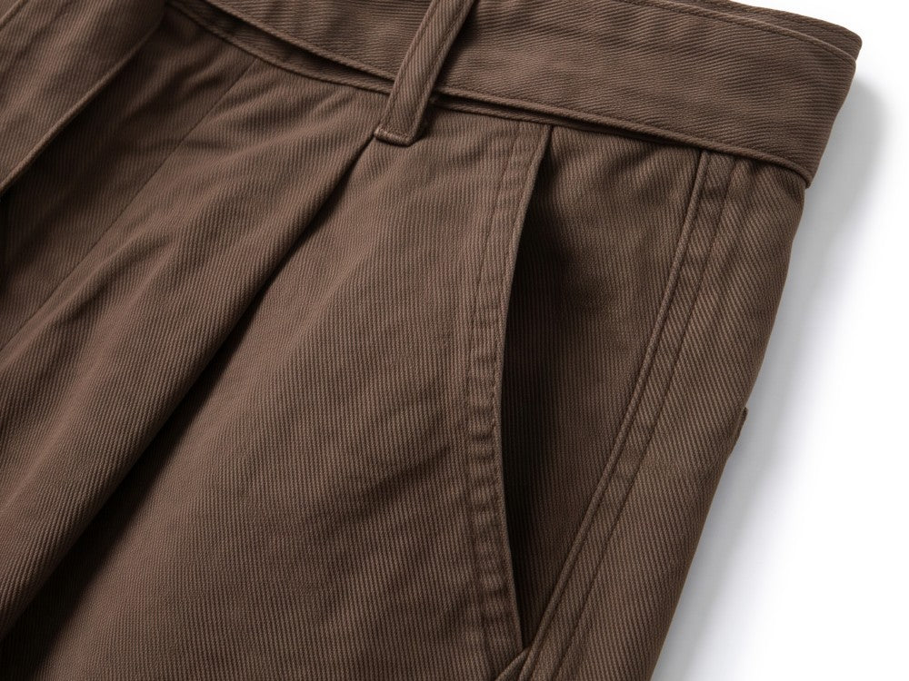 Washed Wide Leg Half Pants WN28051
