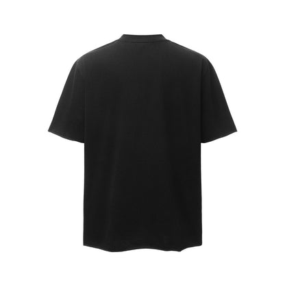 Neck Letter Short Sleeve T-Shirt WN26768
