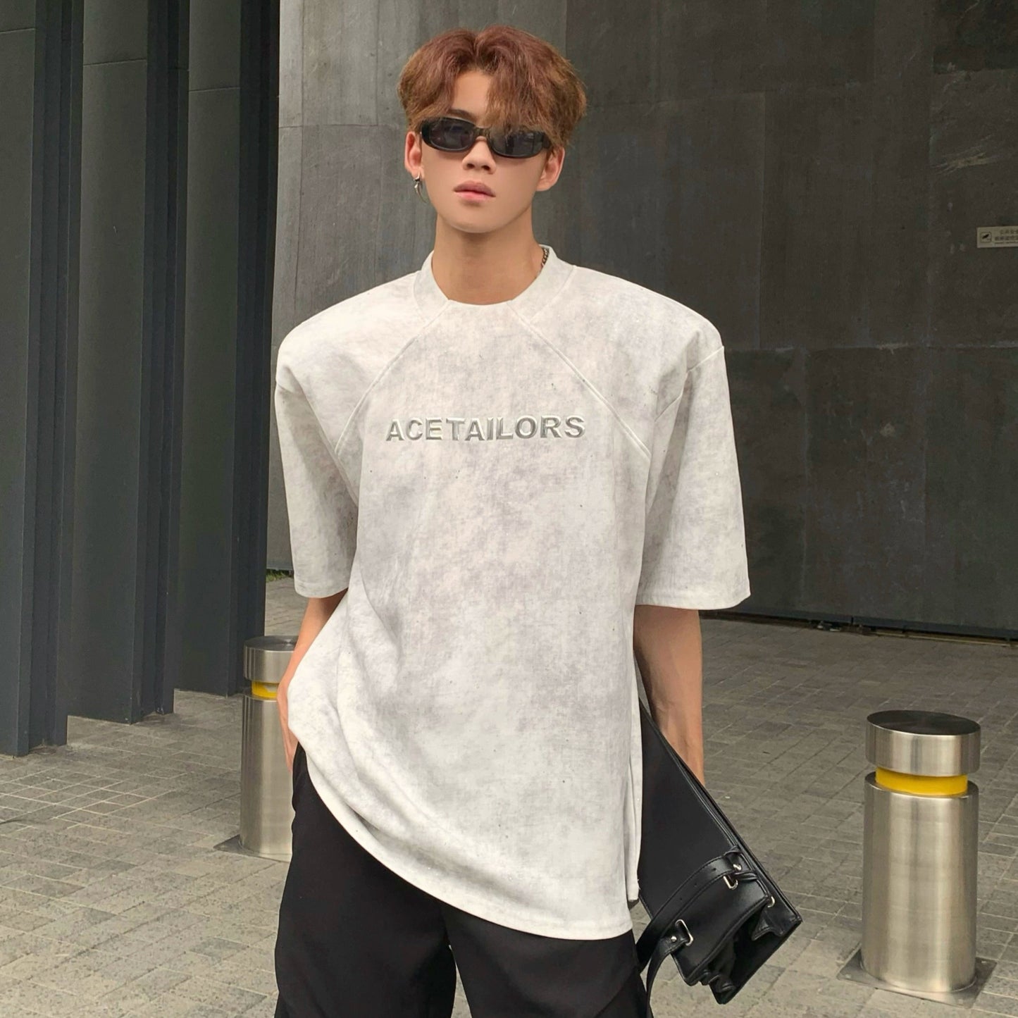 Graphic Letter Print Short Sleeve T-Shirt WN20044