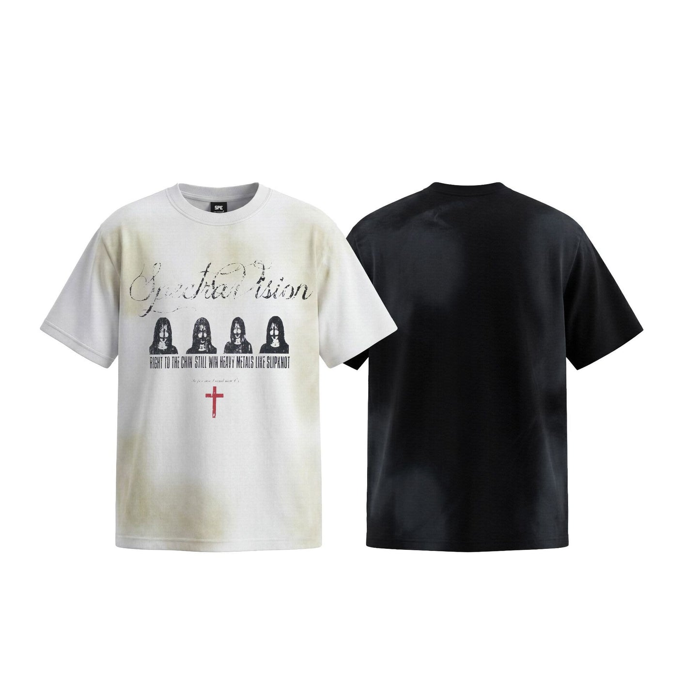 Washed Graphic Print Short Sleeve T-Shirt WN25744