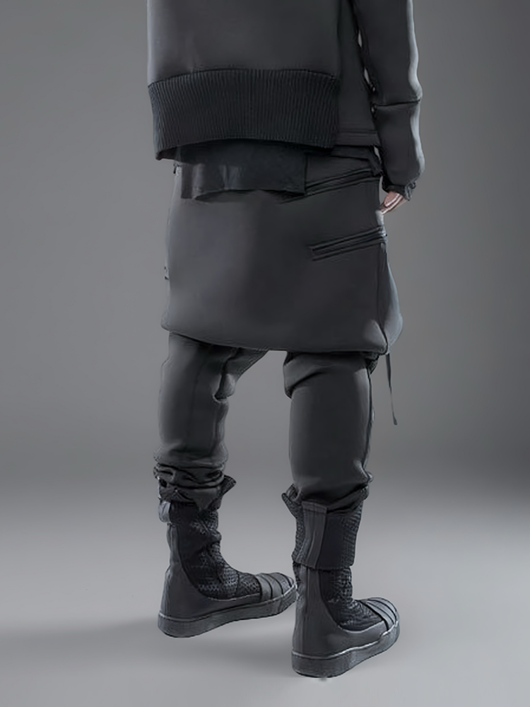 Deconstructed Drop-Crotch Pants WN21975