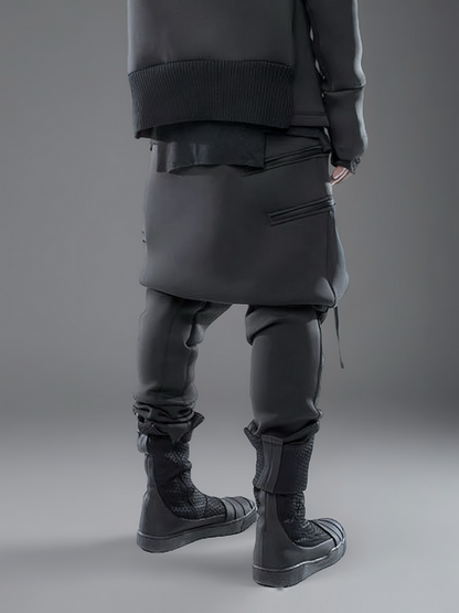 Deconstructed Drop-Crotch Pants WN21975