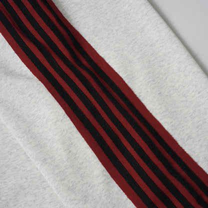Stripe Embroidery Wide Leg Sweatpants WN28065