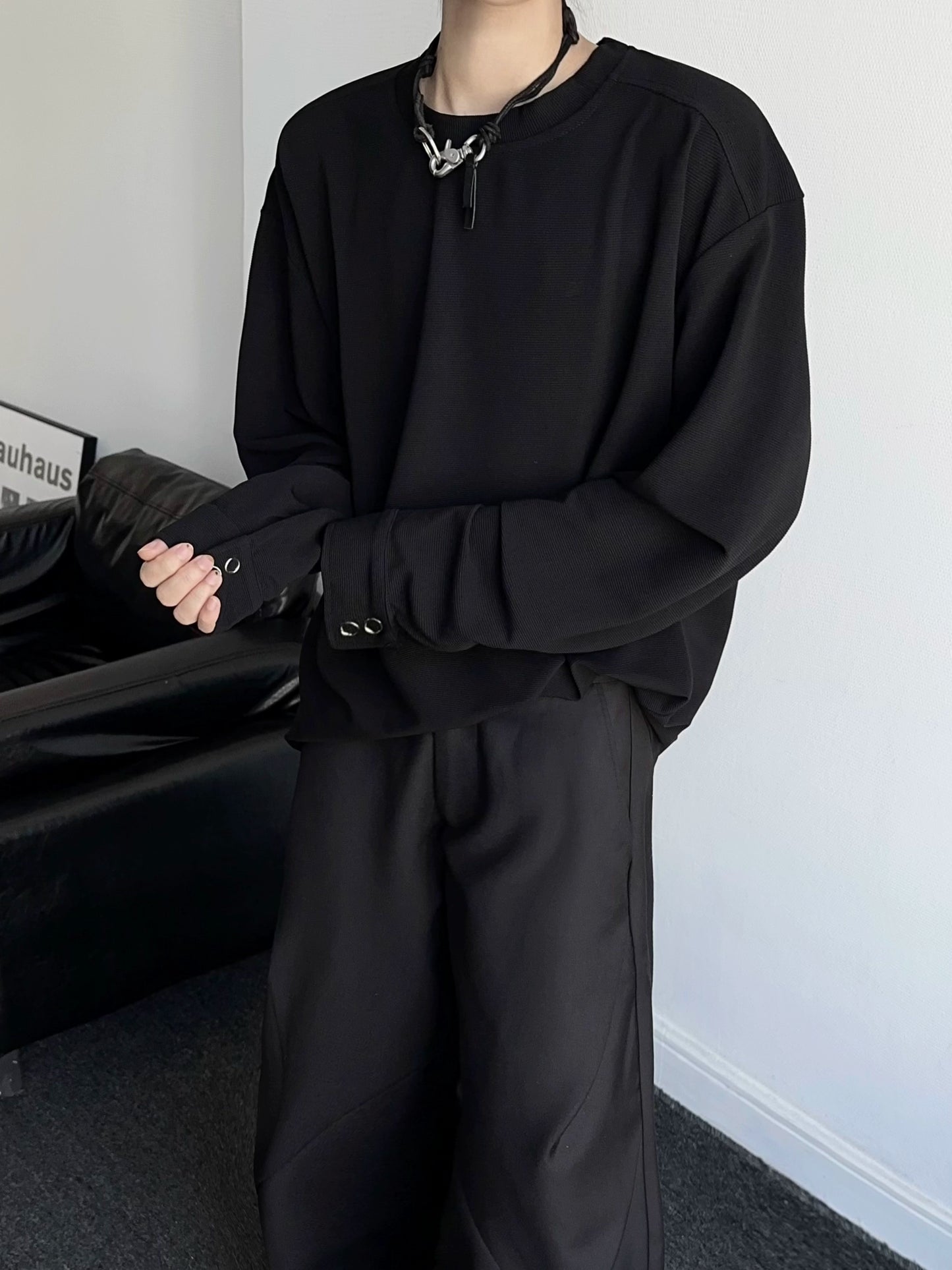 Simple Basic Long Sleeve T-Shirt WN19346