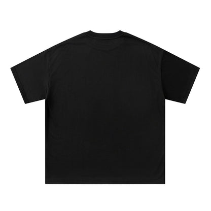 Letter Print Oversize Short Sleeve T-Shirt WN15063