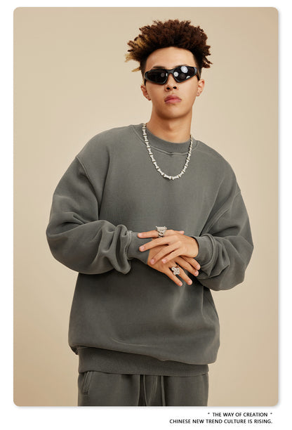 Oversize Washed Sweatshirt WN6028