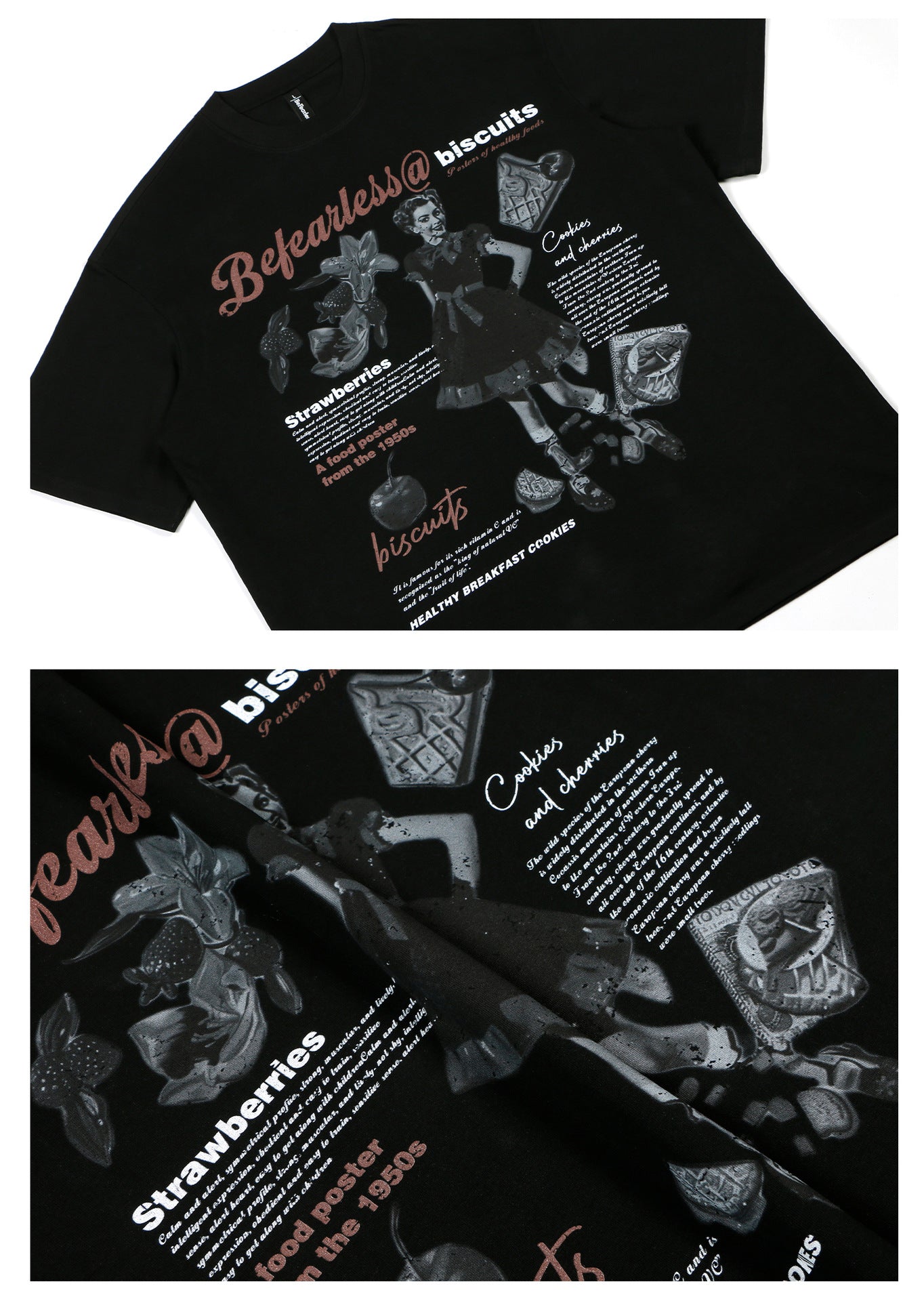 Portrait Graphic Print Oversize Short Sleeve T-Shirt WN26306
