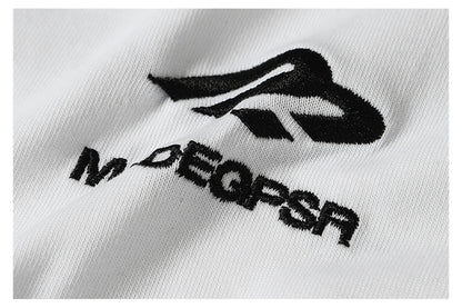 Sporty Tape Embroidery Short Sleeve T-Shirt WN26501