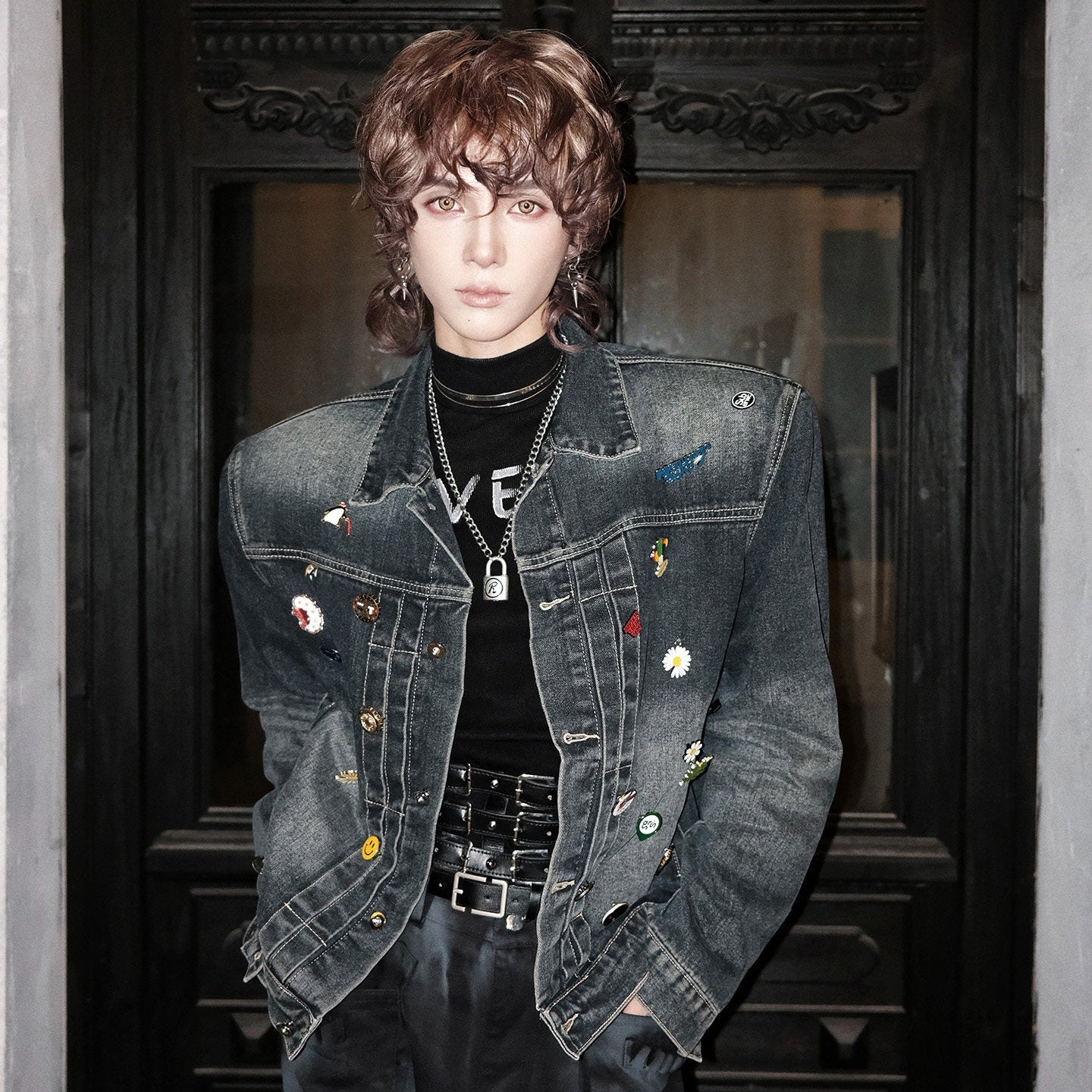 Raw Hem Denim Short Jacket WN25078