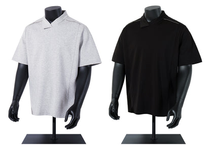 Zipper Design Heavyweight Short Sleeve T-Shirt WN26854
