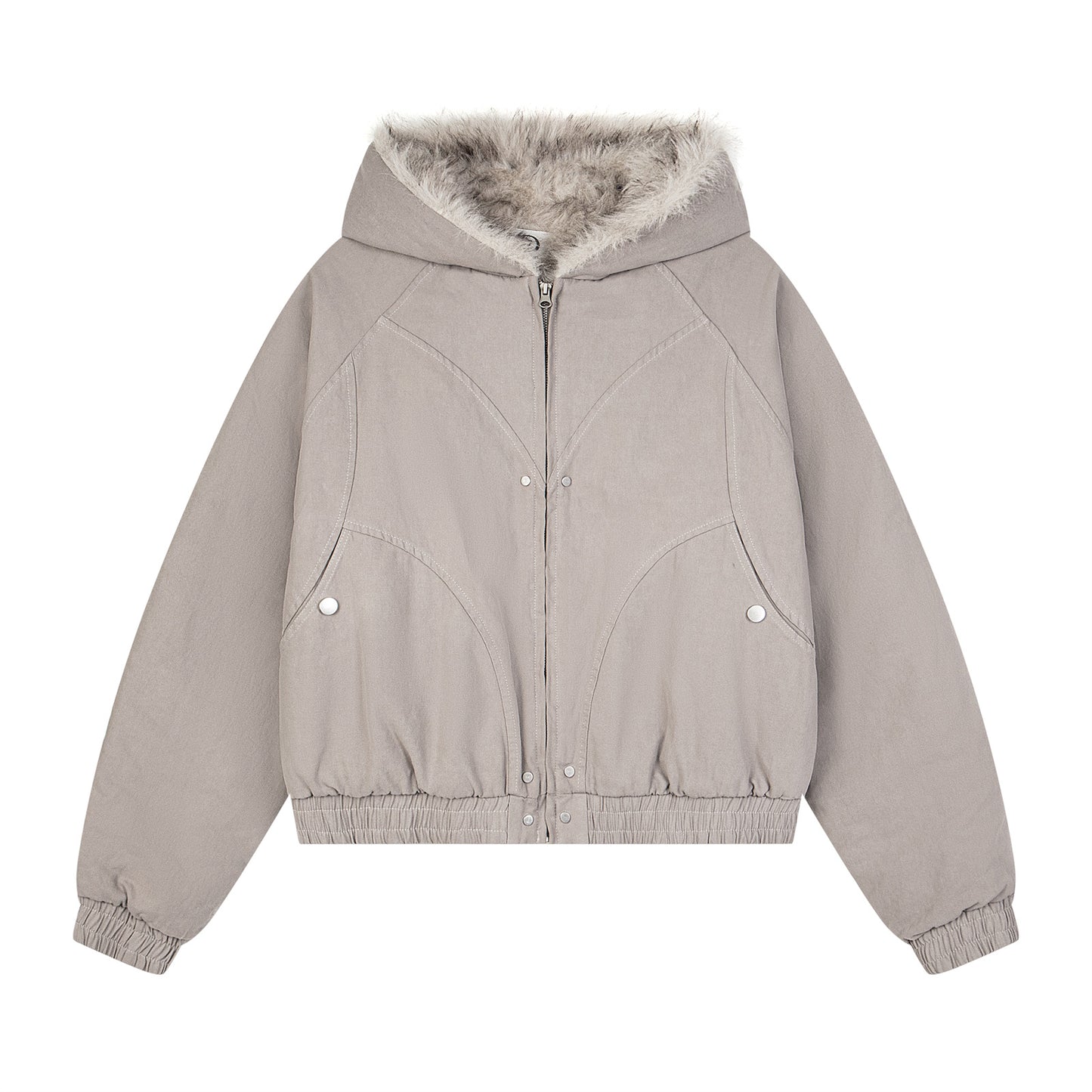 Fur Collar Hooded Jacket WN11218