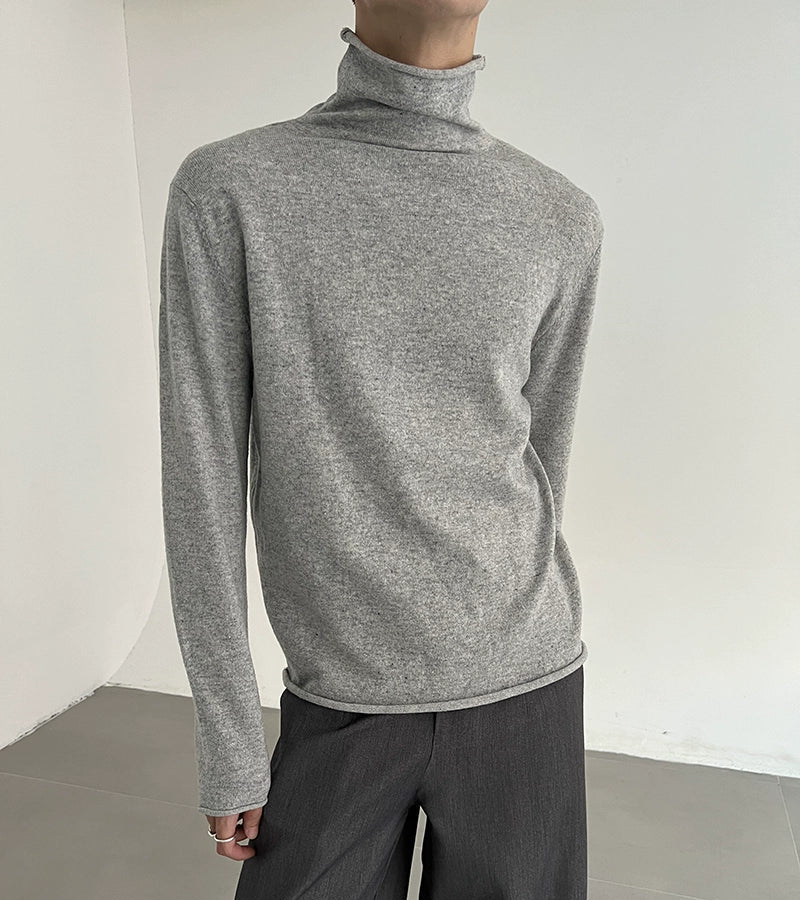 High-Neck Knit Sweater WN21513