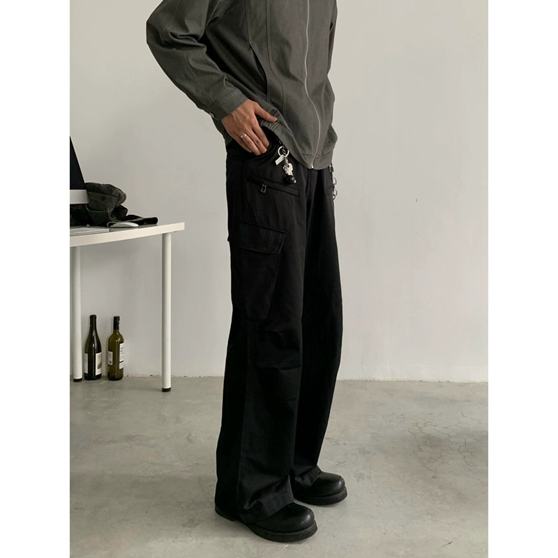Wide-leg Workwear Pants WN4729