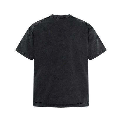 Washed Damage Short Sleeve T-Shirt WN25378