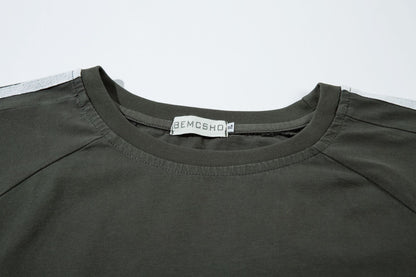 Gradient Wash Damage Short Sleeve T-Shirt WN16143