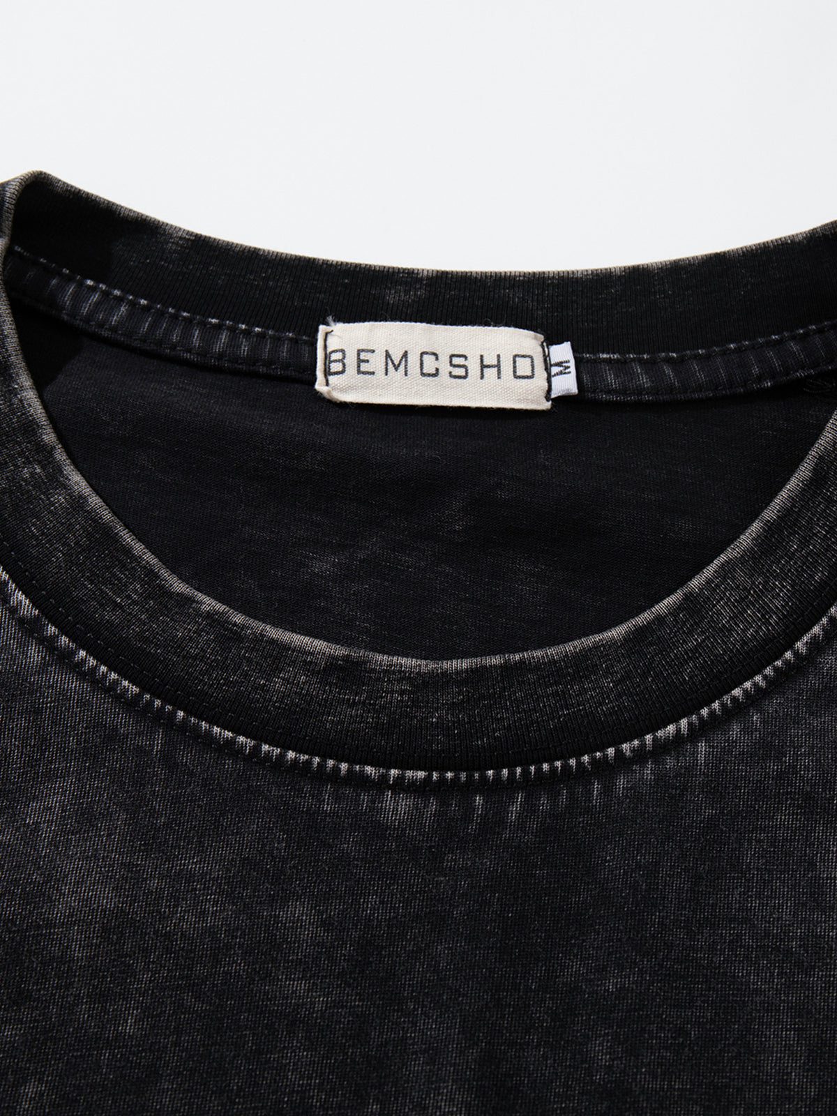 Washed Damage Multi-Eye Oversize Sleeveless T-Shirt WN26851