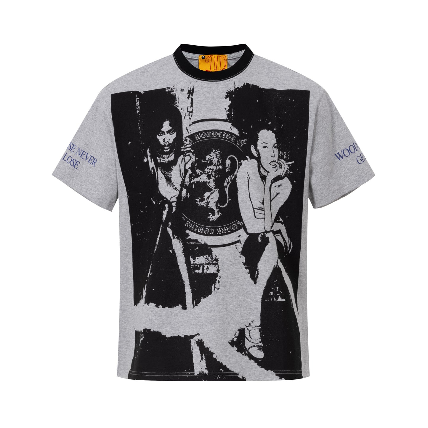 Creative Figure Print Short Sleeve T-Shirt WN26050