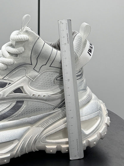 Mesh Panel High-Top Chunky Sole Sneakers WN24608