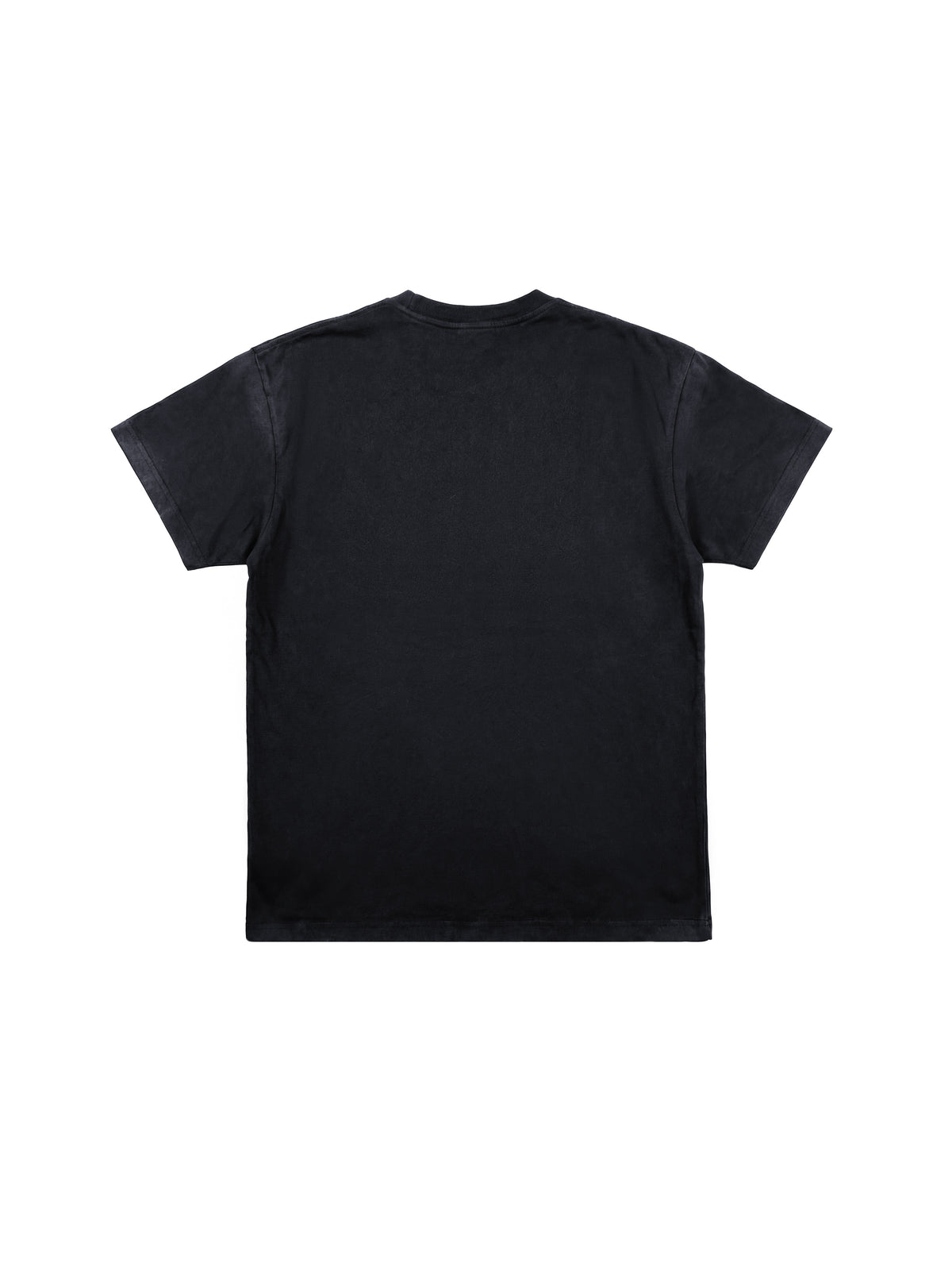Washed Portrait Letter Print Short Sleeve T-Shirt WN27209