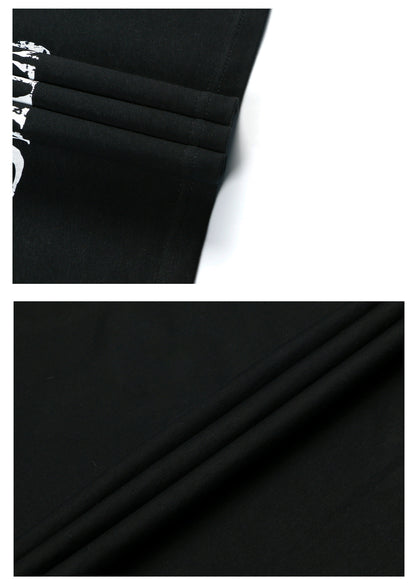 Washed Letter Print Oversize Short Sleeve T-Shirt WN26401