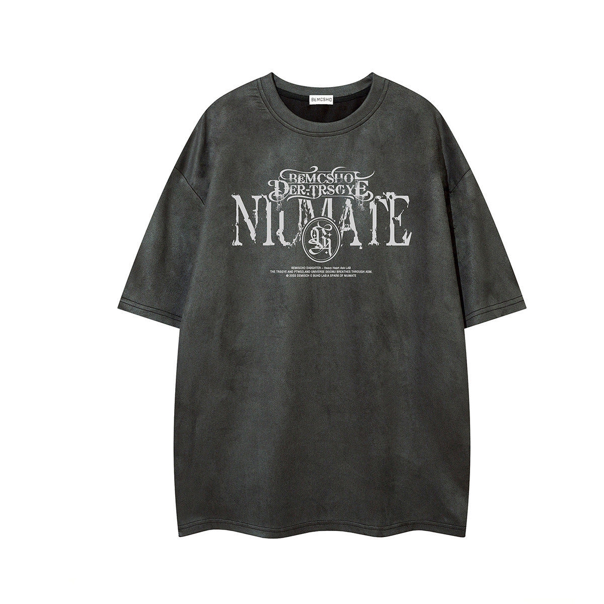 Washed Logo Print Short Sleeve T-Shirt WN25549