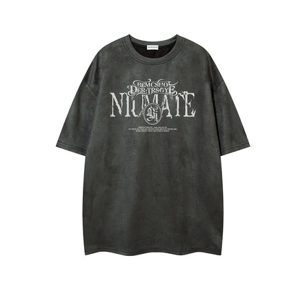 Washed Logo Print Short Sleeve T-Shirt WN25549