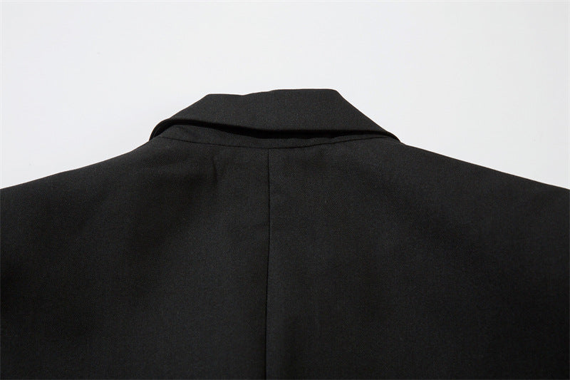 Double-Breasted Wide-Lapel Tailored Jacket WN11115