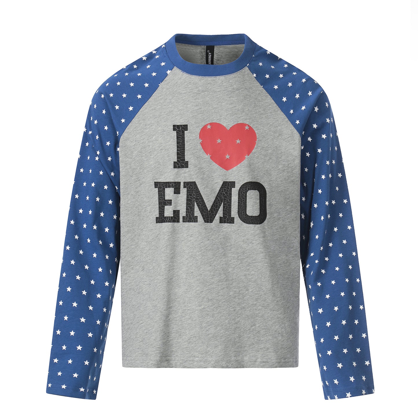 Graphic Letter Polka Dot Print Long Sleeve T-Shirt WN25397