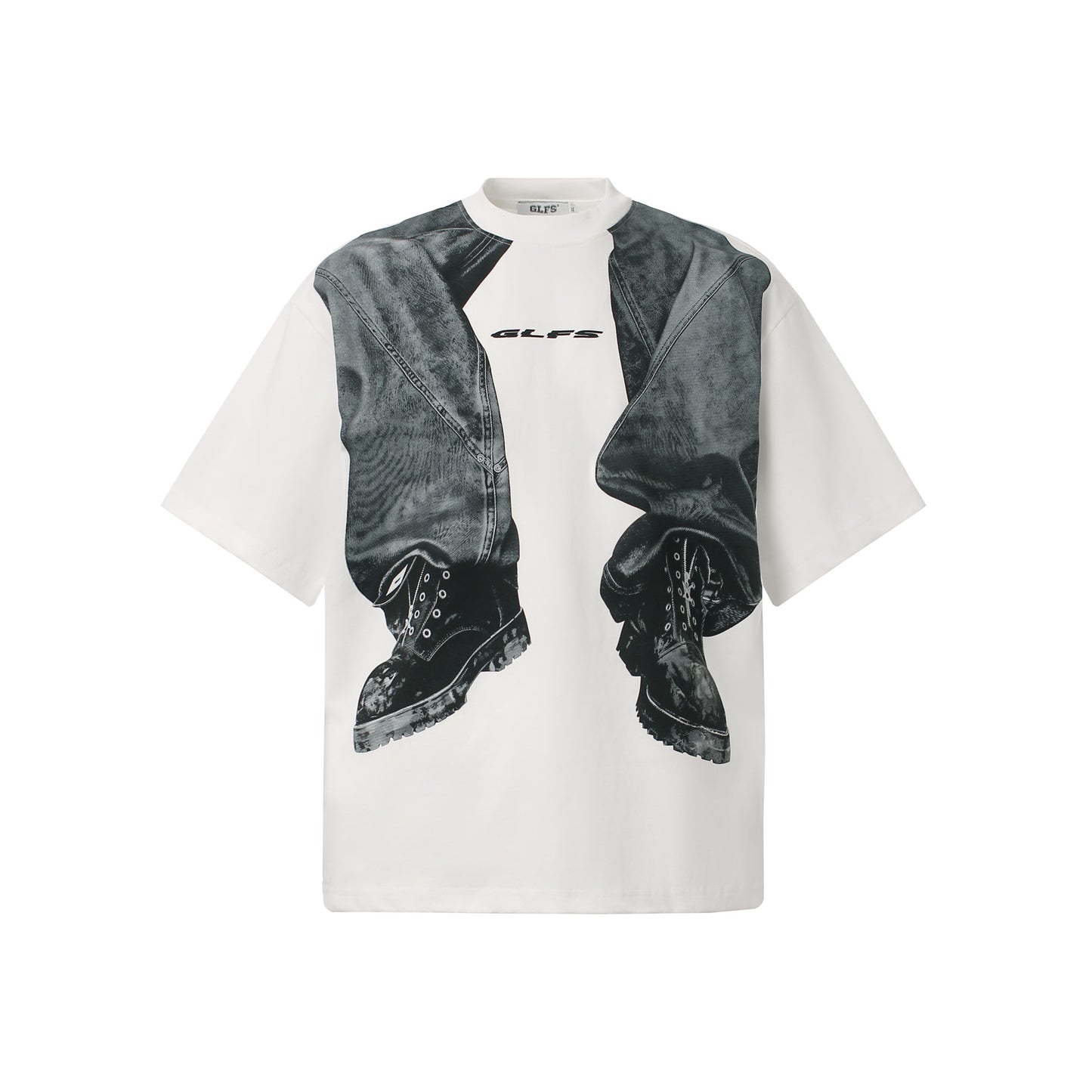 Pants Print Oversize Short Sleeve T-Shirt WN25823