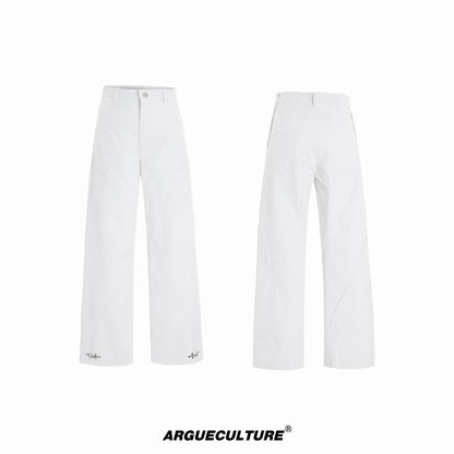 Metal Buckle Hooded Sleeveless Vest & Pants Setup WN18397