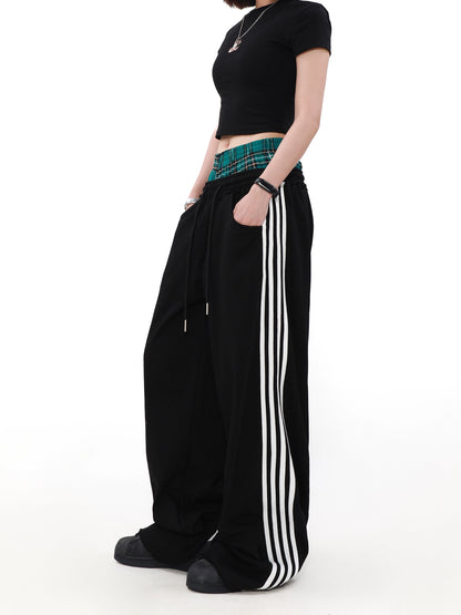 Side Stripes Wide Leg Sweatpants WN7564