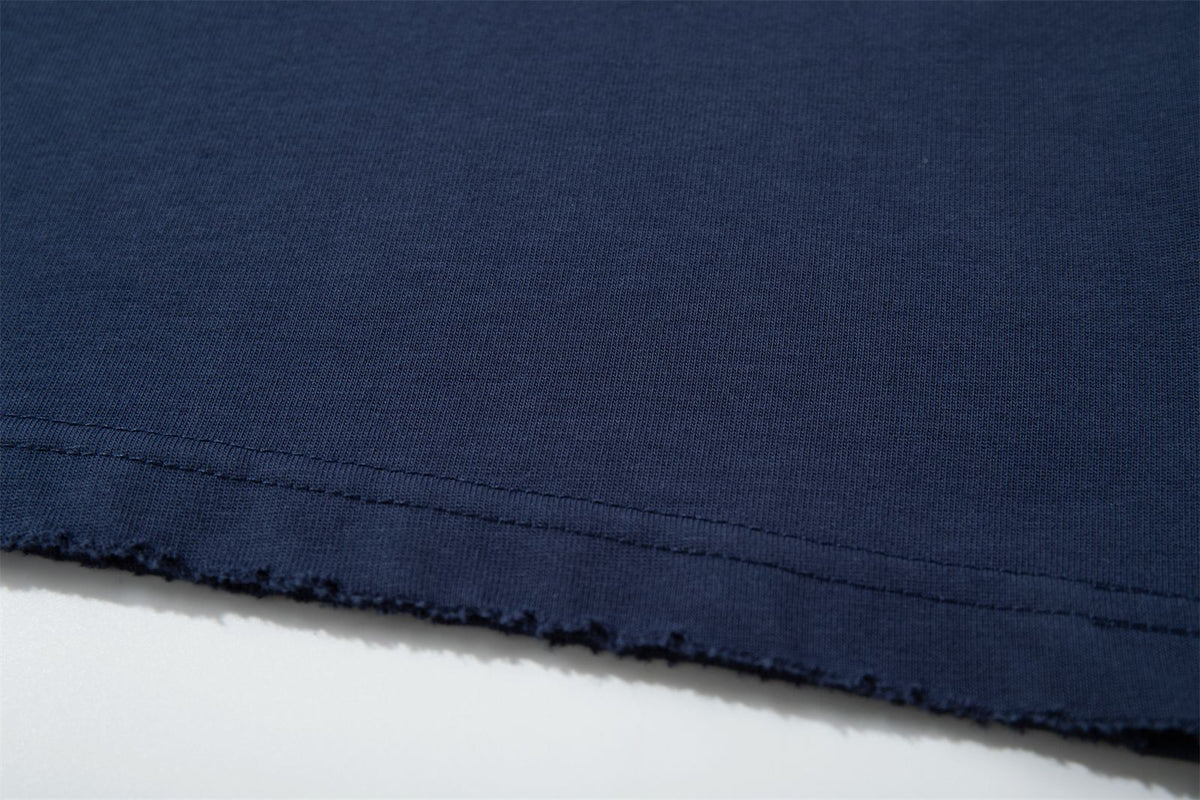 Washed Raw Hem Oversize Short Sleeve T-Shirt WN26929
