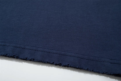 Washed Raw Hem Oversize Short Sleeve T-Shirt WN26929