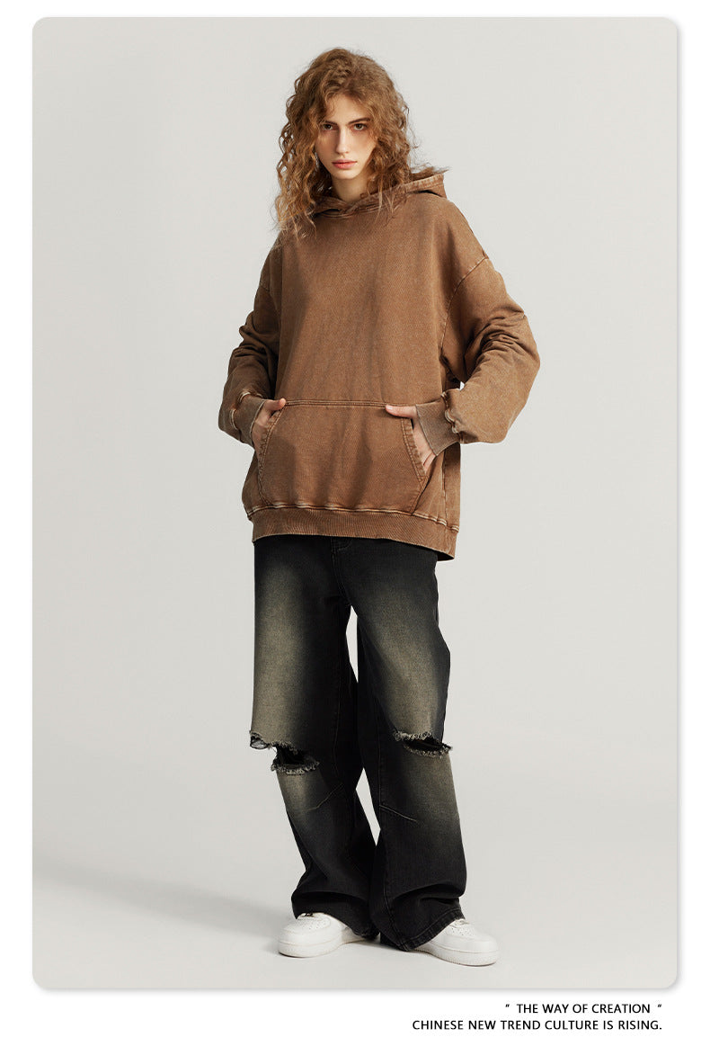 Oversize Washed Hoodie WN6463