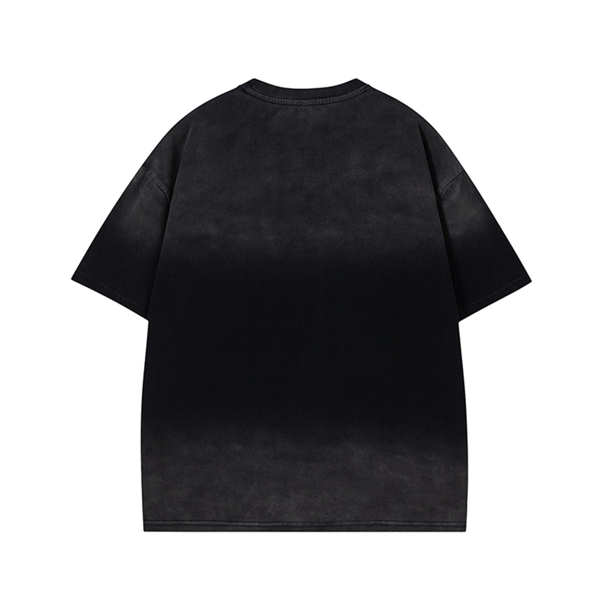 Gradient Paint Letter Short Sleeve T-Shirt WN26957