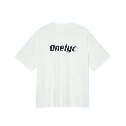 Letter Print Short Sleeve T-Shirt WN24974
