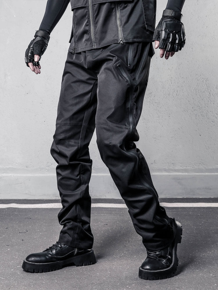 Bonded Seam Side Zipper Functional Cargo Pants WN22547
